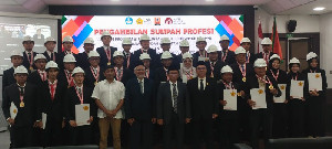 Dekan FT USK Tegaskan Integritas dan Tanggung Jawab Hukum dalam Sumpah Profesi 2026