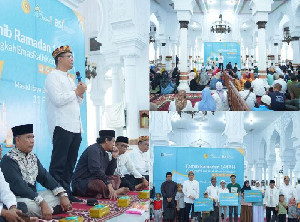 Tarhib Ramadhan di MRB, BSI Aceh Salurkan 500 Paket Sembako untuk Yatim Dhuafa