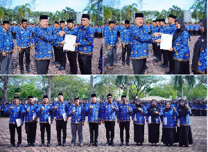 Serahkan SK Pengangkatan 2.150 PPPK Paruh Waktu, Ini Pesan Bupati TRK