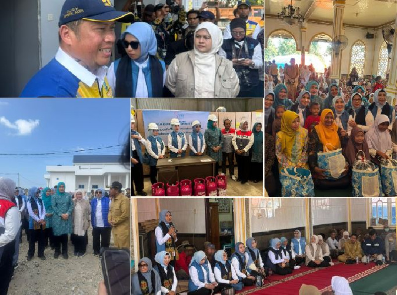 BPMA Dampingi Seruni Kabinet Merah Putih Salurkan Bantuan Bencana Aceh