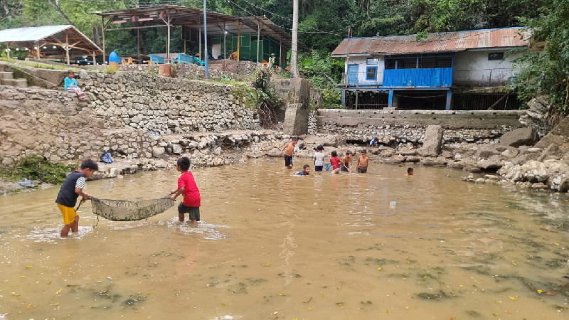 Kolam Mata Ie Aceh Besar Kembali Kering Akibat Kemarau