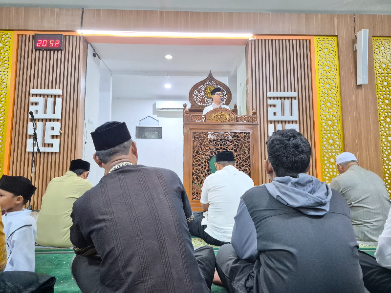Ceramah Tarawih Perdana, Rektor UIN Ar-Raniry Tekankan Tiga Pilar Ramadan
