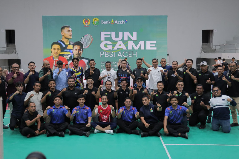 Fun Game Eksebisi PBSI Aceh Meriah, Afdhal: Jadi Motivasi Atlet Muda Aceh