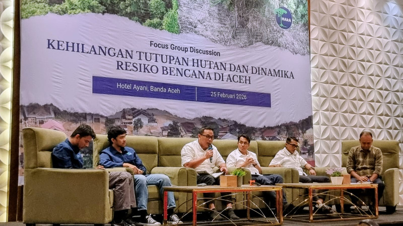 Data HaKA: Aceh Kehilangan Tutupan Hutan 39.687 Hektare Sepanjang 2025