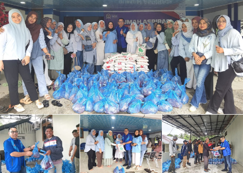 Momentum Meugang, HT Ibrahim Bagikan Daging dan Sembako Untuk Masyarakat