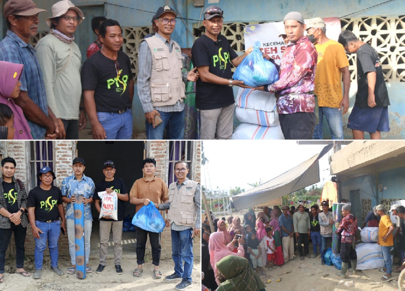 PISPI Aceh Bersama Mitra Salurkan Bantuan untuk Korban Bencana di Aceh Utara