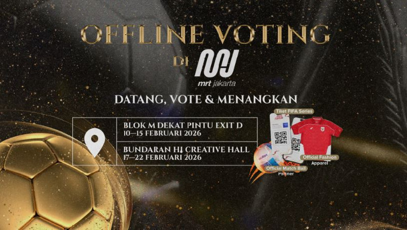 PSSI Hadirkan Voting Offline PSSI Awards 2026 di MRT Jakarta, Menangkan Hadiah Menarik!