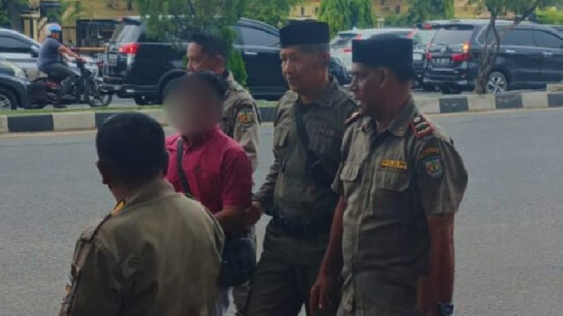 Satpol PP WH Banda Aceh Amankan Satu PMKS