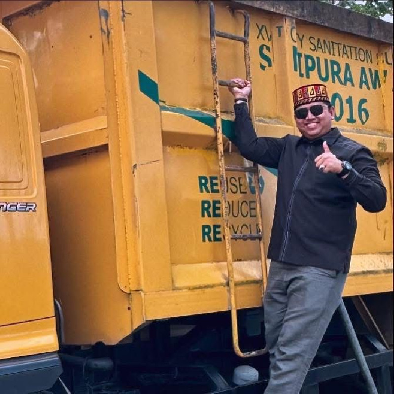 Tuanku Muhammad Minta DLHK3 Konsisten dan Disiplin Soal Jadwal Angkut Sampah