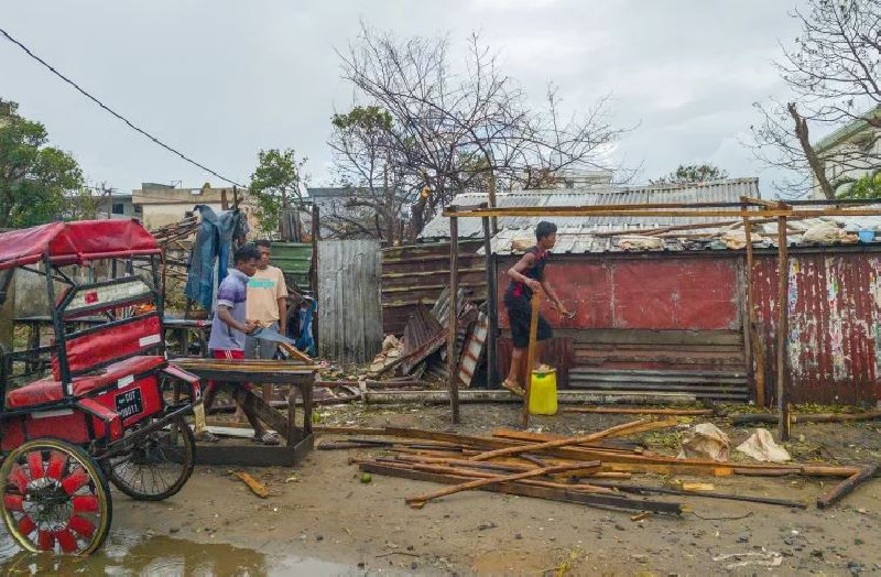 Topan Gezani Mengamuk di Madagaskar! 38 Tewas, 18 Ribu Rumah Hancur