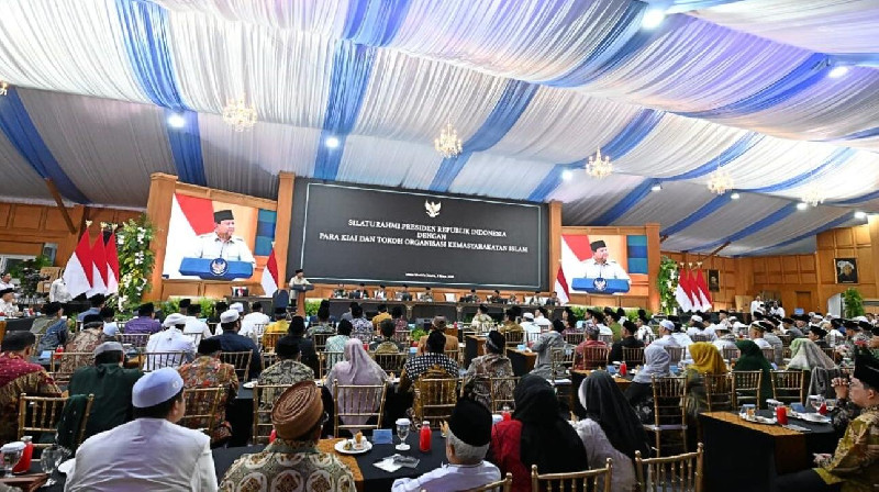Prabowo Kumpulkan Para Kiai dan Tokoh Organisasi Islam di Istana Kepresidenan