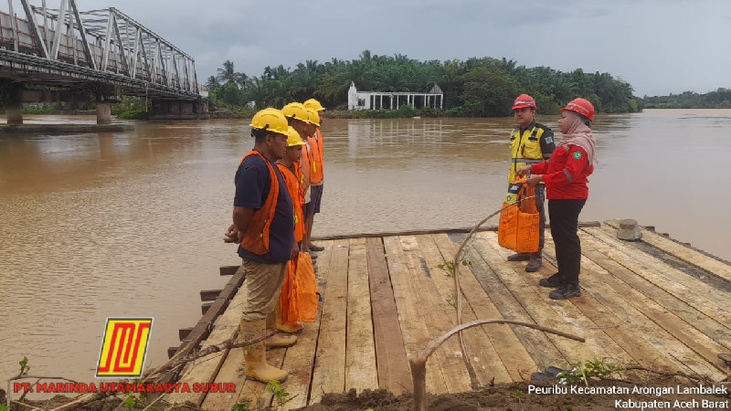 Proyek Penggantian Jembatan Kr. Woyla Disebut Berjalan Sesuai Kontrak