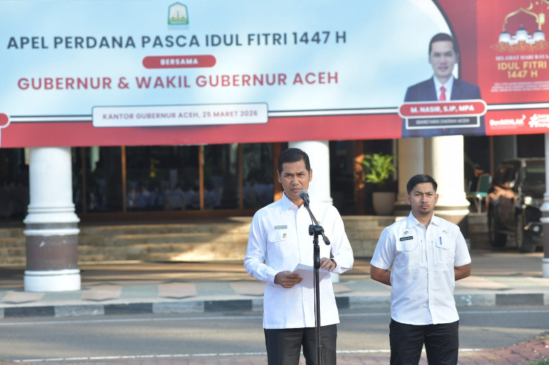 Apel Perdana Pasca Idul Fitri, ASN Pemerintah Aceh Diminta Tingkatkan Kinerja