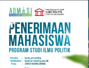Kuliah Ilmu Politik di UIN Ar-Raniry, Ramzi Murziqin Sebut Peluang Kariernya Luas