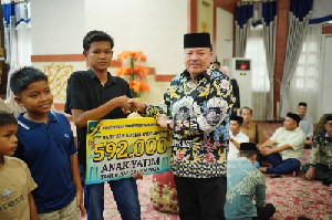 Bupati Nagan Raya Salurkan Rp1 Miliar Lebih untuk 1.832 Anak Yatim Jelang Lebaran
