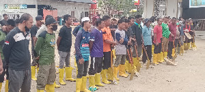 Satgas Rehab-Rekon Aceh Genjot Bersih Lingkungan, Warga Dapat Upah Tunai