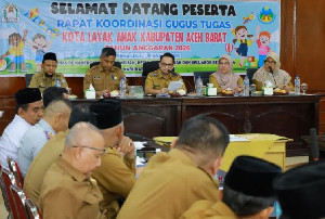 Aceh Barat Perkuat Persiapan Evaluasi Nasional KLA 2026, Targetkan Naik ke Nindya