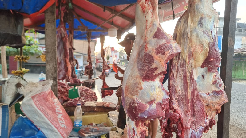 Meugang Idulfitri 1447 H, Harga Daging Rp180 Ribu per Kilogram di Aceh Utara