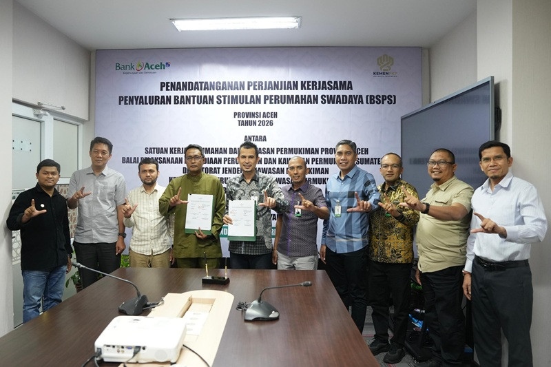Bank Aceh Kembali Dipercaya Sebagai Bank Penyalur BSPS Tahun 2026