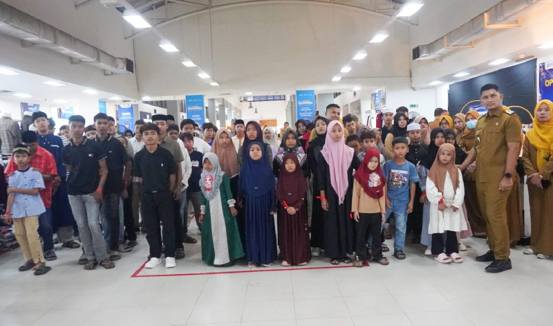 Pemko Banda Aceh Hadirkan Senyum Anak Yatim Lewat Program Belanja Ramadan