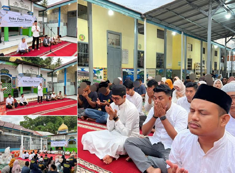 Rutan Tapaktuan Gelar Buka Puasa Bersama Warga Binaan dan Keluarga
