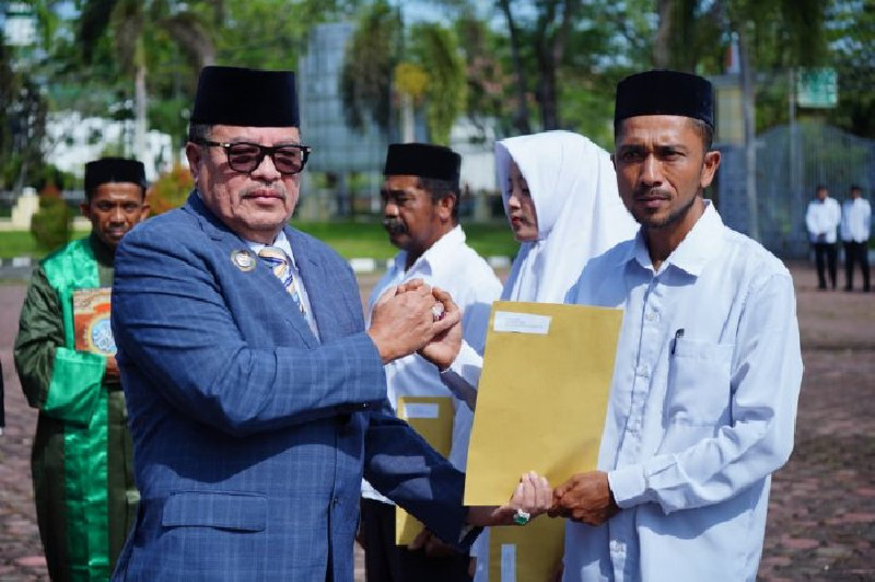 326 Tuha Peut Gampong Dilantik, Bupati TRK Tekankan Amanah dan Integritas