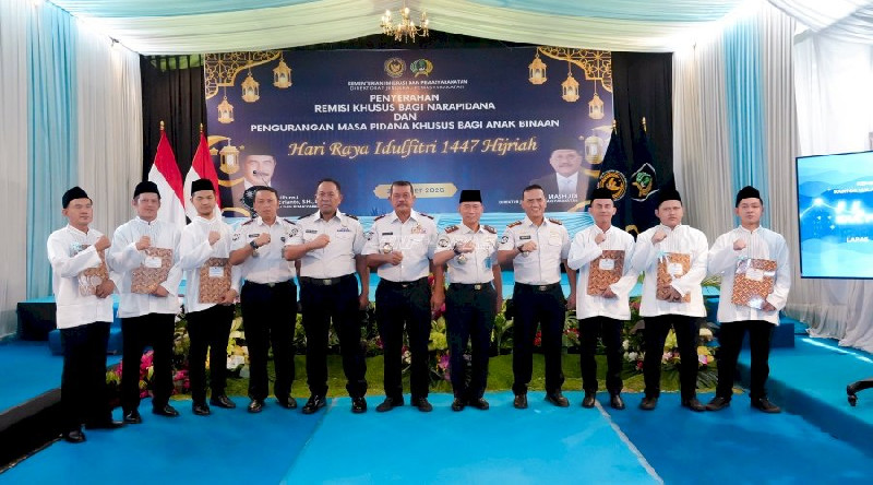 155 Ribu Napi Dapat Remisi Idulfitri, 1.100 Lebih Langsung Hirup Udara Bebas