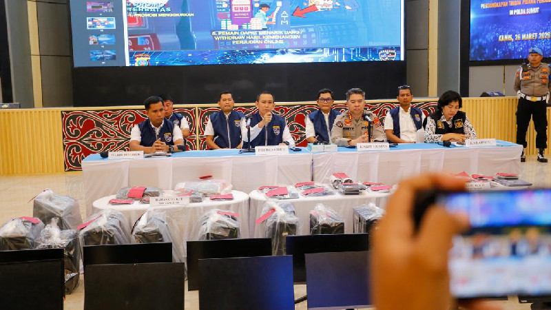 Terbongkar! Judi Online di Medan Raup Rp7 Miliar, 19 Orang Ditangkap Polisi