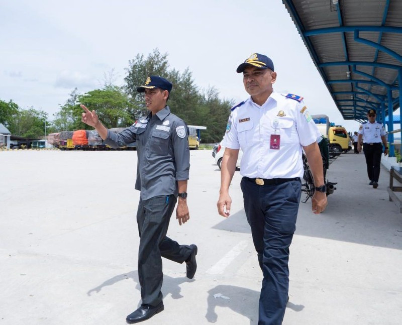 Pastikan Mudik Aman, Kadishub Aceh Sidak Terminal dan Pelabuhan Barat Selatan