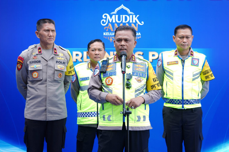 Kakorlantas: Arus Mudik Terkendali, 25 Persen Kendaraan Sudah Tinggalkan Jakarta