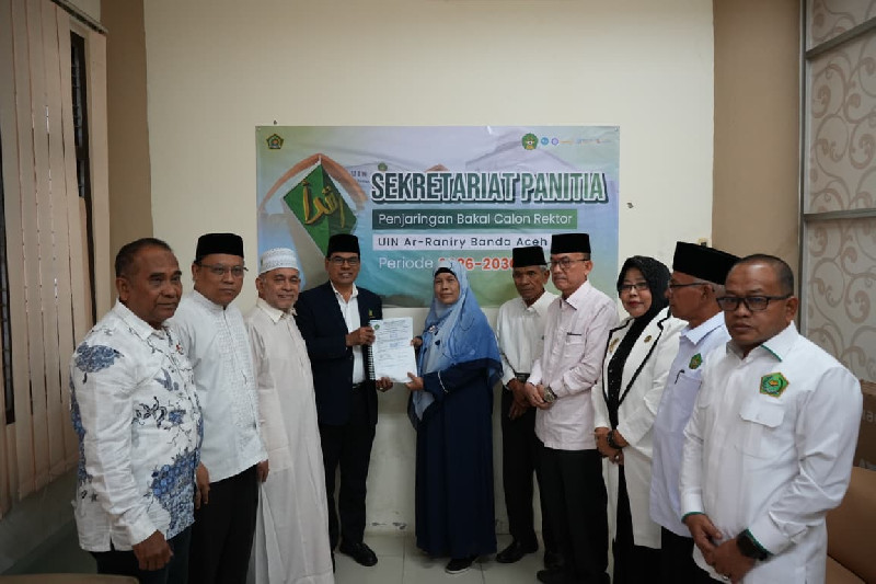 Mujiburrahman Kembali Mendaftar sebagai Calon Rektor UIN Ar-Raniry 2026-2030
