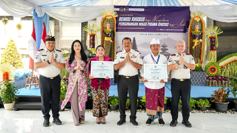 Remisi Nyepi 2026: 1.506 Narapidana Dapat Pengurangan Hukuman, 4 Langsung Bebas