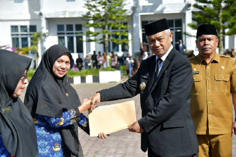 787 PPPK Paruh Waktu Bener Meriah Resmi Dilantik