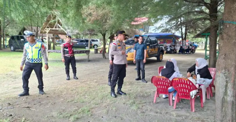 Polres Aceh Barat Perketat Patroli di Tempat Wisata