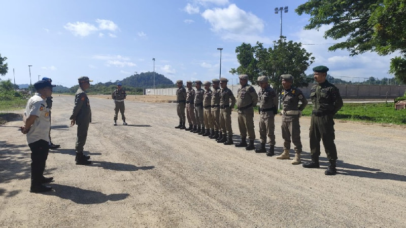 Satpol PP/WH Aceh Jaya Turunkan 12 Personel dalam Operasi Ketupat Seulawah 2026