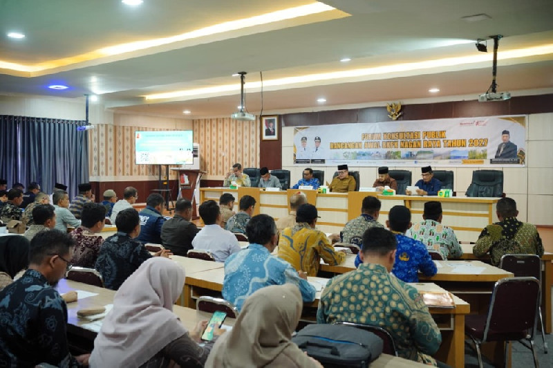 Bupati TRK Buka Forum Konsultasi Publik Ranwal RKPK Nagan Raya 2027