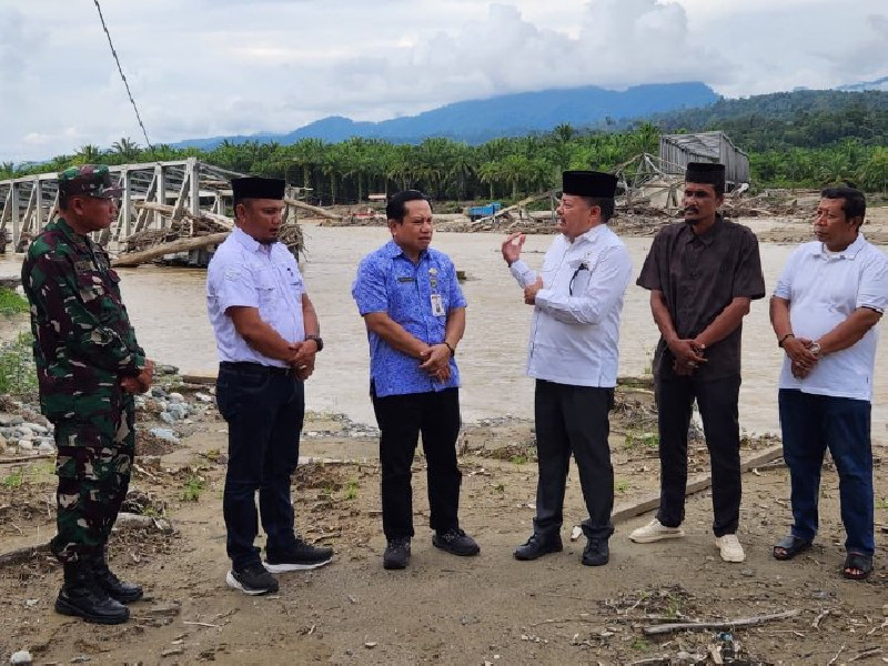 Bupati TRK Harap Pemerintah Pusat Segera Perbaiki Jembatan Alue Wakie