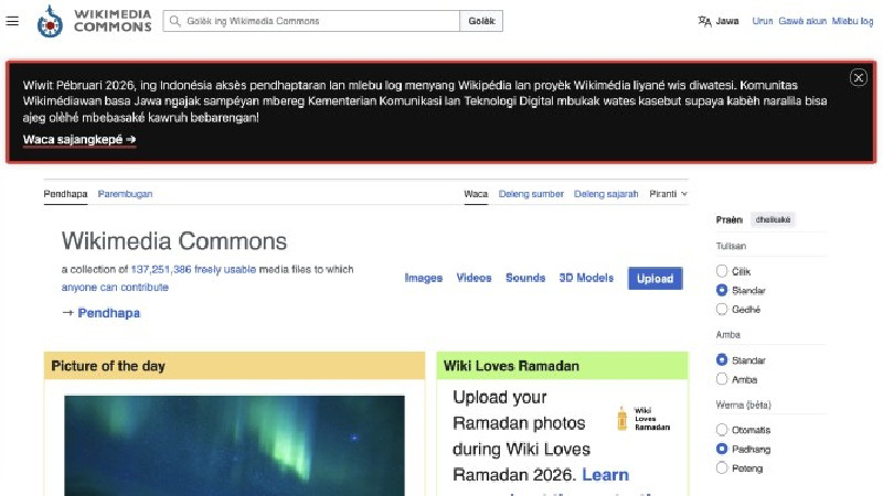 Akses Dinormalisasi, Komdigi Minta Wikimedia Segera Proses Registrasi PSE
