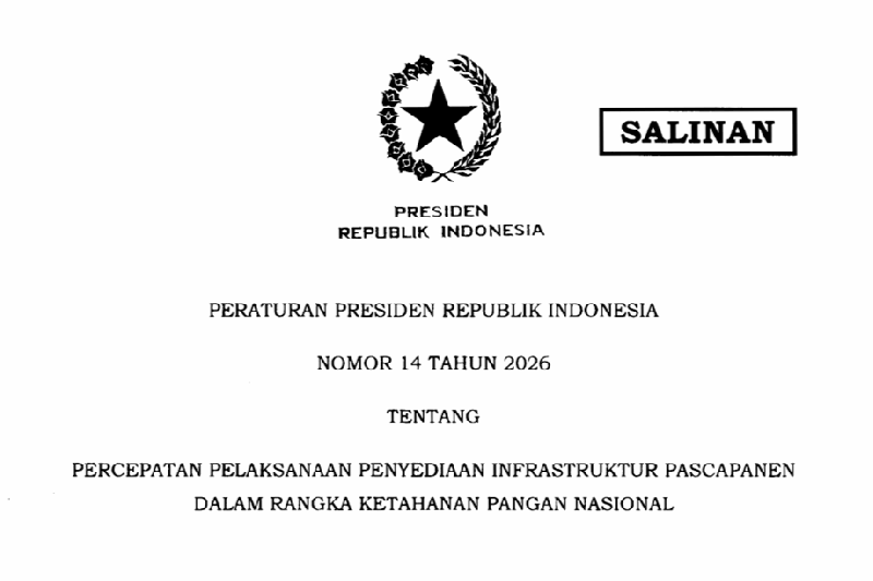 Pemerintah Terbitkan Tiga Regulasi Penguatan Ketahanan Pangan Nasional