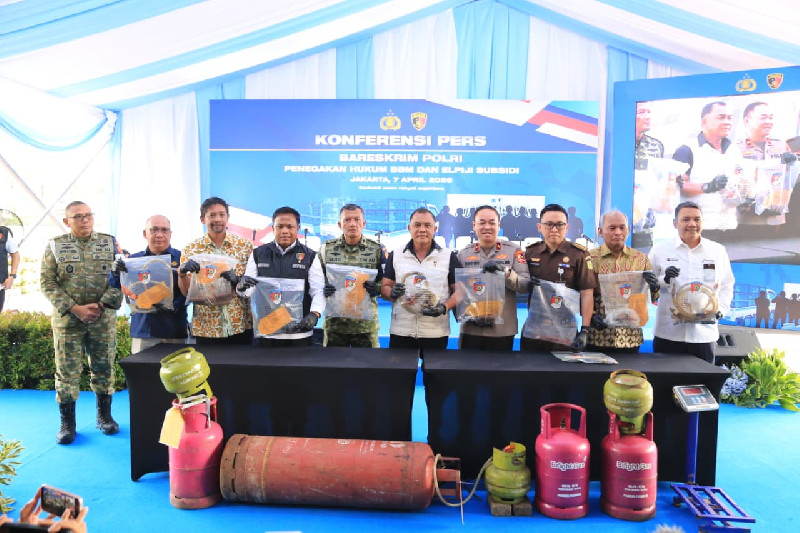 Polri Bongkar 755 Kasus BBM-LPG Subsidi, Negara Rugi Rp1,2 Triliun