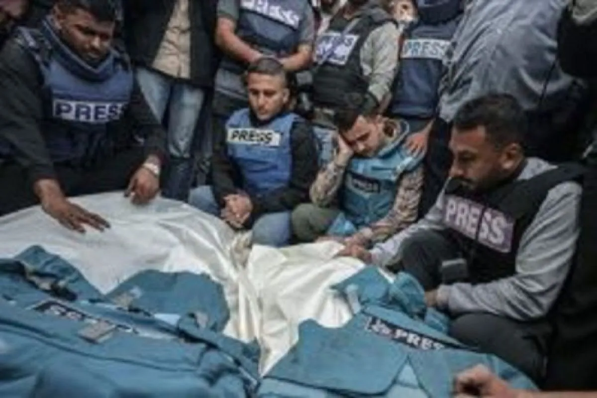 Tujuh Jurnalis Tewas Diserang Israel