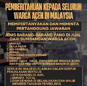 Isu Bantuan Diaspora Aceh Malaysia Dijual, Datuk Mansyur: Tak Betul Itu Semua