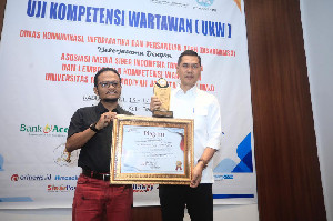 Sekda Aceh Buka UKW dan Seminar Nasional AMSI Aceh, Tekankan Penguatan Ekosistem Media Pascabencana