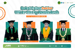 UIN Ar-Raniry Tetapkan 4 Bakal Calon Rektor Periode 2026-2030