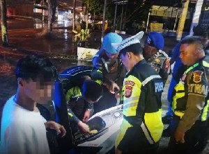 Patroli Kamtibmas, Polres Aceh Barat Tertibkan Balap Liar dan Amankan 7 Remaja