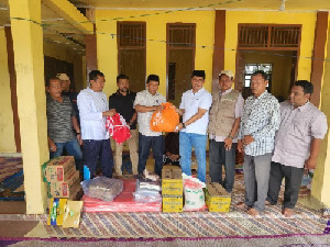 Gerak Cepat! Pemkab Nagan Raya Salurkan Bantuan ke Korban Kebakaran di Seunagan Timur