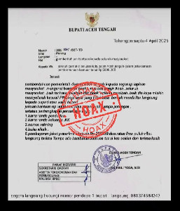 Warga Aceh Tengah Diimbau Waspada, Surat Bantuan Pascabanjir Ternyata Hoaks