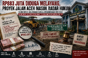 Rp883 Juta Diduga Melayang, Proyek Jalan Aceh Masuk Radar Hukum