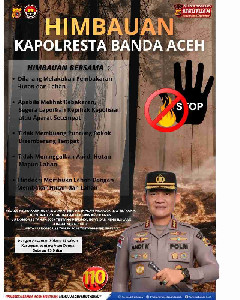 Kapolresta Banda Aceh Imbau Warga Waspada Cuaca Ekstrem El Nino