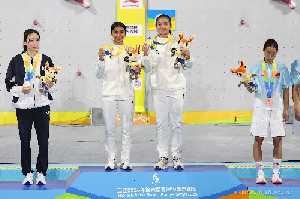 Panjat Tebing Sumbang 1 Emas dan 2 Perak di Asian Beach Games
